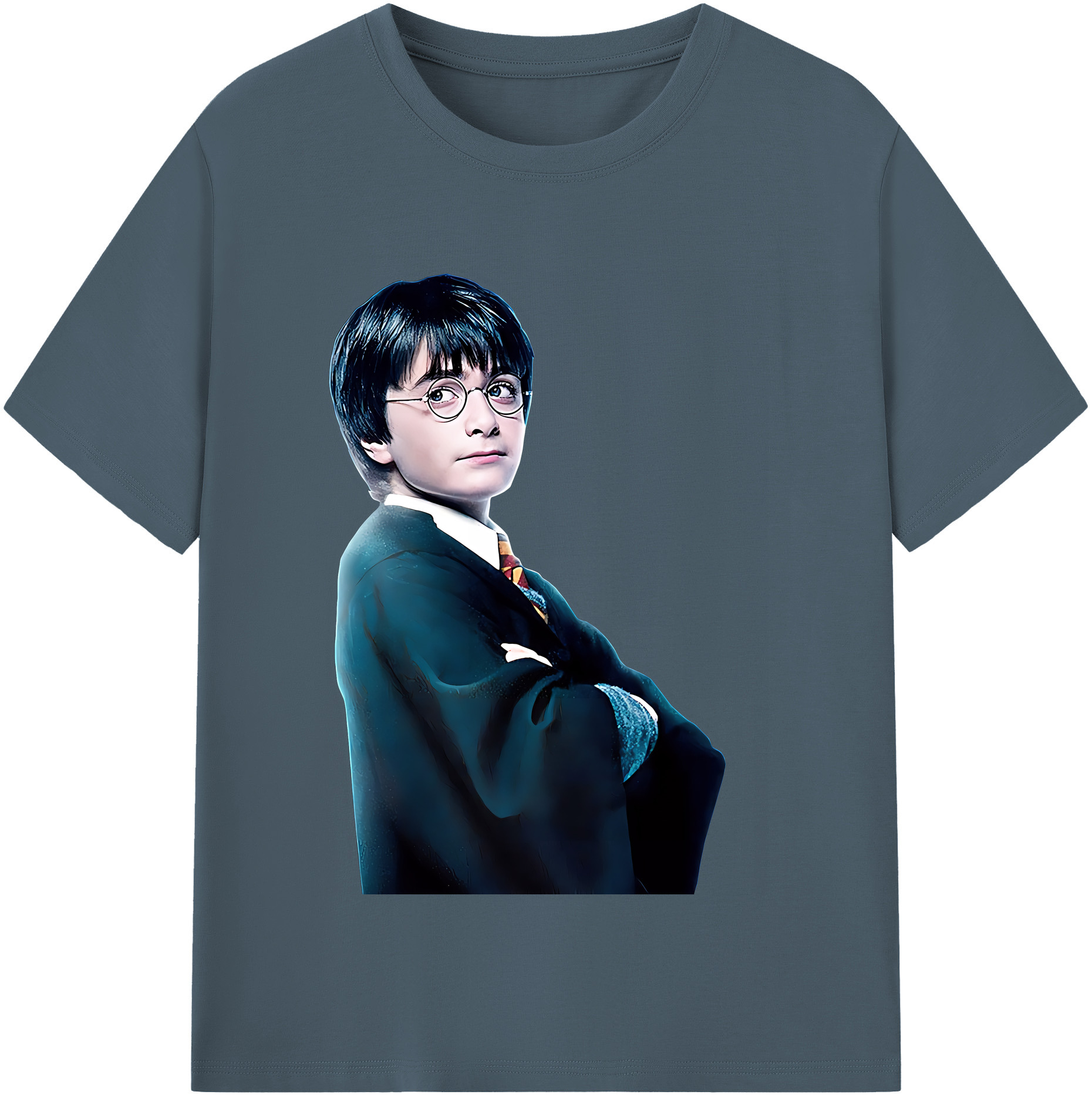 （画像用） Harry Potter ハリー・ポッターシリーズ 綿100％半袖Tシャツ（フロントプリント）